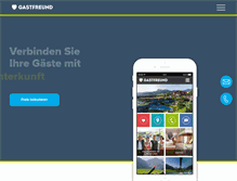 Tablet Screenshot of gastfreund.net